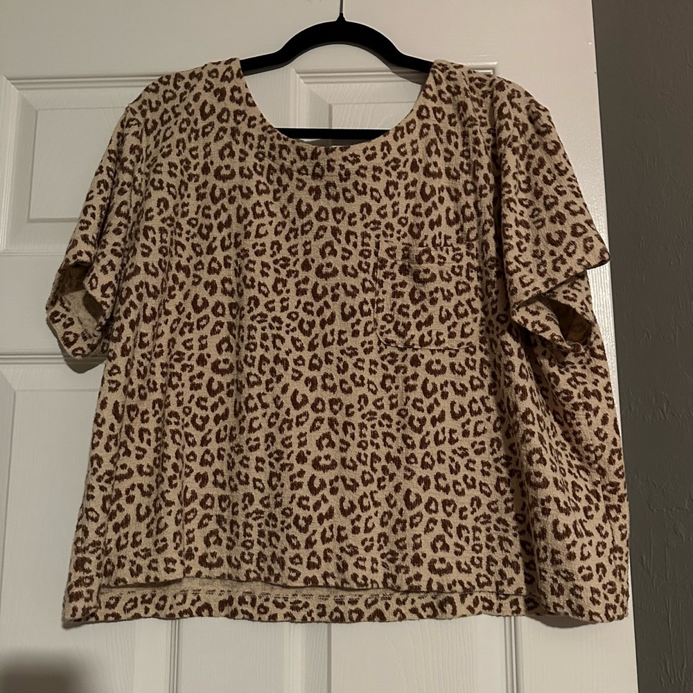 Cheetah Gap Shirt